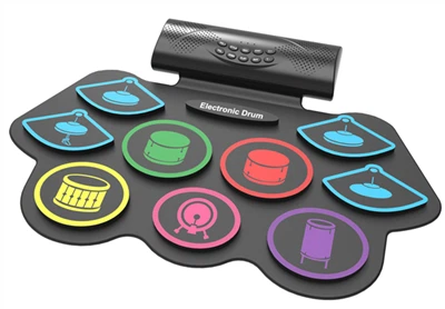 Rankomis sukamas būgnų komplektas