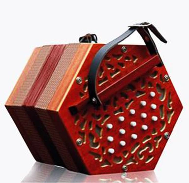 30-rakto medžio lukšto formos akordeonas